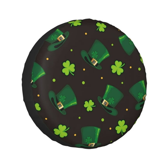 Kll St. Patrick'S Day8 Tire Cover,Universal Wheel Tire Cover For Trailer, Rv, Suv, Truck,Camper And Many Vehicle,(14 Inch)
