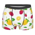 thumbnail image 1 of Kll Strawberry And Lemon Men'S Cotton Boxer Briefs Underwear-Medium, 1 of 9