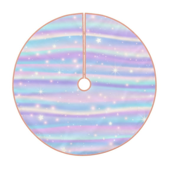 Kll Striped Gradient Christmas Tree Skirt 36",Party Decorations Farmhouse For Christmas Decorations Holiday Party