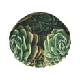 thumbnail image 1 of Kll Succulents Pattern Shower Cap & Bath Cap For Women,Reversible Oversized Waterproof Shower Caps For All Hair Lengths,Elastic Reusable Bathing Hair Cap, 1 of 9