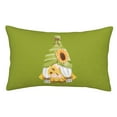 thumbnail image 1 of Kll Sunflower Gnomes Pillow Covers Envelope Closure,Super Soft And Cozy Fuzzy Fleece Pillow Case Cover 14"X20", 1 of 9