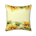 thumbnail image 1 of Kll Sunflowers Decorative Throw Pillow Covers Velvet Soft For Couch Sofa Bedroom Living Room Outdoor -20"X20", 1 of 8