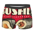 thumbnail image 1 of Kll Sushi Retro Sign Men'S Cotton Boxer Briefs Underwear-Large, 1 of 9
