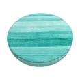 thumbnail image 1 of Kll Teal Turquoise Round Bar Chair Cushion Cover 13 Inch,Bar Stool Protector With Elastic, Soft Washable, 1 of 7