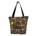 thumbnail image 1 of Kll Tote Bag For Women Black Head Woman With Birds Hair，African Women Print Shopping Grocery Reusable Bags For Office School Shopping Travel, 1 of 7