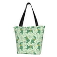 thumbnail image 1 of Kll Tote Bag For Women Cute Dinosaurs In Space Print Shopping Grocery Reusable Bags For Office School Shopping Travel, 1 of 8