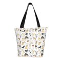 thumbnail image 1 of Kll Tote Bag For Women I Love Dogs Print Shopping Grocery Reusable Bags For Office School Shopping Travel, 1 of 8