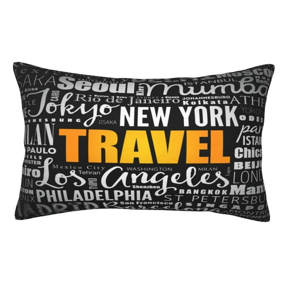Kll Travel Pillow Covers Envelope Closure,Super Soft And Cozy Fuzzy Fleece Pillow Case Cover 20"X30"