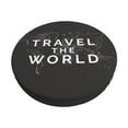 thumbnail image 1 of Kll Travel The World1 Round Bar Chair Cushion Cover 14 Inch,Bar Stool Protector With Elastic, Soft Washable, 1 of 7