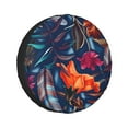 thumbnail image 1 of Kll Tropical Flower Tire Cover,Universal Wheel Tire Cover For Trailer, Rv, Suv, Truck,Camper And Many Vehicle,(16 Inch), 1 of 8