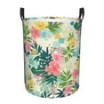 thumbnail image 1 of Kll Tropical Flowers Waterproof Foldable Laundry Hamper Bucket With Handles For Storage Bin,Kids Room,Home Organizer (Small), 1 of 8