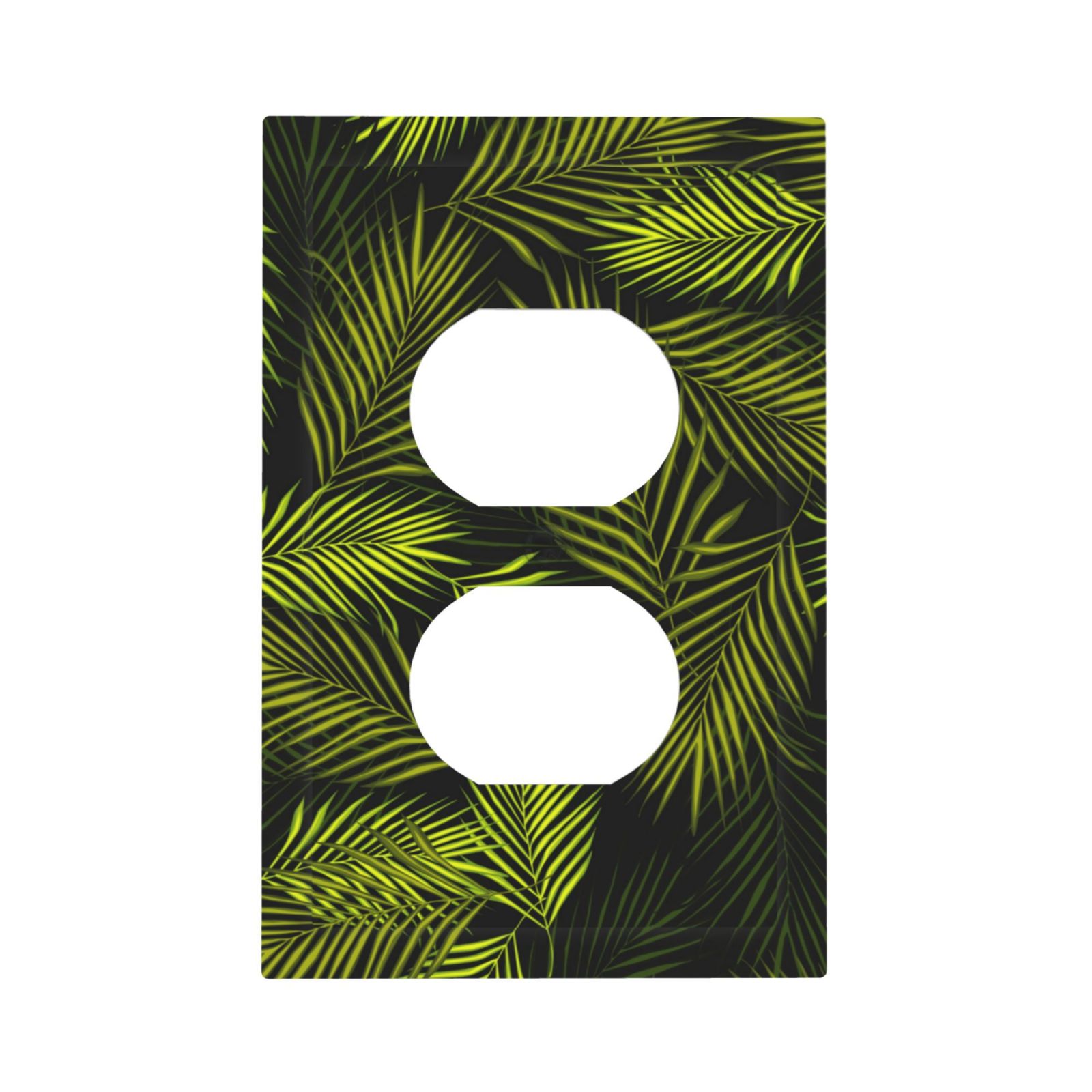 PAYOHTO Toggle Light Switch Wall Plate Tropical and Palm Leaves in PAYOHTO Toggle Light Switch Wall Plate Tropical and Palm Leaves in