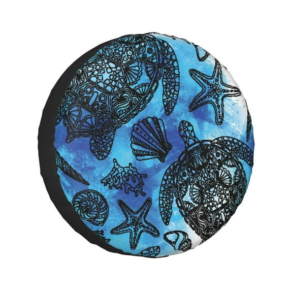 Kll Turtle Tire Cover,Universal Wheel Tire Cover For Trailer, Rv, Suv, Truck,Camper And Many Vehicle,(16 Inch)