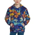 thumbnail image 1 of Kll Unisex Kids Boys Girls Hooded Pocket Pullover Hoodies-Colorful Fall Leaves, 1 of 9