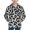thumbnail image 1 of Kll Unisex Kids Boys Girls Hooded Pocket Pullover Hoodies-Similar To Leopard Print, 1 of 9