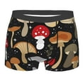 thumbnail image 1 of Kll Various Mushrooms Men'S Cotton Boxer Briefs Underwear-Medium, 1 of 9