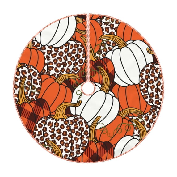 Kll Various Pumpkins Christmas Tree Skirt 36",Party Decorations Farmhouse For Christmas Decorations Holiday Party