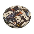 thumbnail image 1 of Kll Vector Butterflies Round Bar Chair Cushion Cover 13 Inch,Bar Stool Protector With Elastic, Soft Washable, 1 of 1