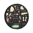 thumbnail image 1 of Kll Vegetable Quiche Tire Cover,Universal Wheel Tire Cover For Trailer, Rv, Suv, Truck,Camper And Many Vehicle,(15 Inch), 1 of 8