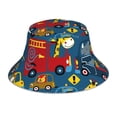 thumbnail image 1 of Kll Vehicles Cartoon With Funny Drivers Bucket Hat For Women Men Packable Travel Beach Sun Hat Outdoor Rave Accessories Reflective Fisherman Cap, 1 of 9