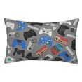 thumbnail image 1 of Kll Video Game Pillow Covers Envelope Closure,Super Soft And Cozy Fuzzy Fleece Pillow Case Cover 16"X24", 1 of 9