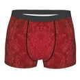 thumbnail image 1 of Kll Vintage Burgundy Men'S Cotton Boxer Briefs Underwear-Large, 1 of 9