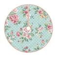 thumbnail image 1 of Kll Vintage Floral Christmas Tree Skirt 36",Party Decorations Farmhouse For Christmas Decorations Holiday Party, 1 of 8