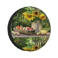 thumbnail image 1 of Kll Vintage Wooden Bucket Tire Cover,Universal Wheel Tire Cover For Trailer, Rv, Suv, Truck,Camper And Many Vehicle,(17 Inch), 1 of 8