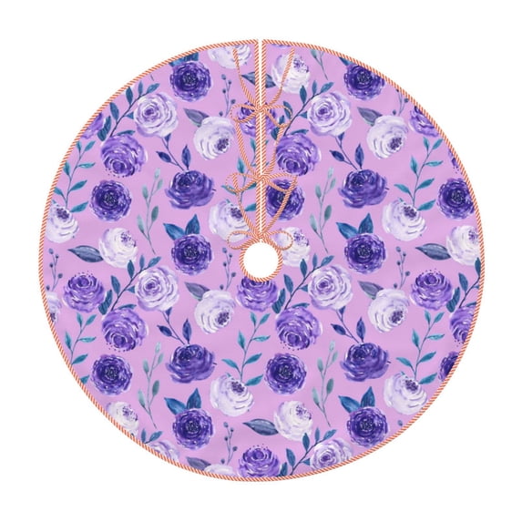 Kll Violet Christmas Tree Skirt 30",Party Decorations Farmhouse For Christmas Decorations Holiday Party