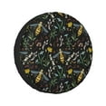 thumbnail image 1 of Kll Wasp And Florals Tire Cover,Universal Wheel Tire Cover For Trailer, Rv, Suv, Truck,Camper And Many Vehicle,(15 Inch), 1 of 8