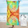 thumbnail image 1 of Kll Watercolor Mandala Microfiber Beach Towel Fast Drying,Extra Large 31.5"X63" Sand Free Beach Towel Super Lightweight Towels, 1 of 8