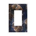 thumbnail image 1 of Kll Watercolor Snake Skin Wall Plate,Gloss Finish,Standard Size 1 - 5" X 3", Polycarbonate Thermoplastic,Electric Receptacle Plug Covers, 1 of 8