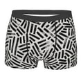 thumbnail image 1 of Kll Weave Geometric Men'S Cotton Boxer Briefs Underwear-Small, 1 of 9