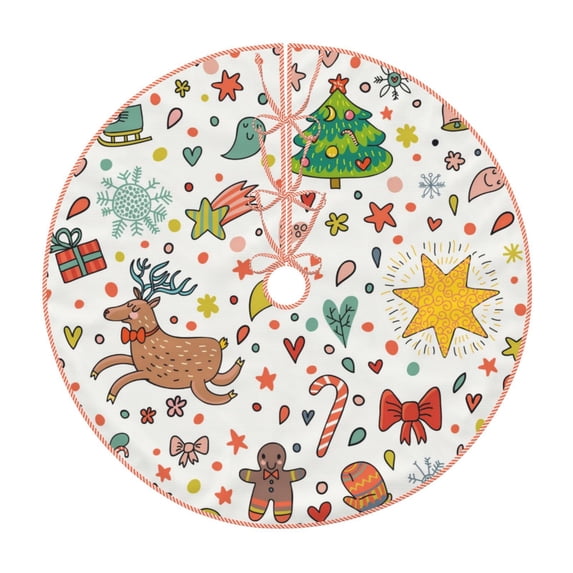 Kll Winter Christmas Christmas Tree Skirt 30",Party Decorations Farmhouse For Christmas Decorations Holiday Party