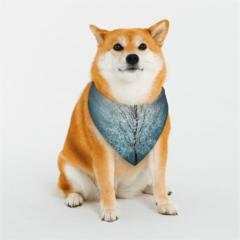 Kll Winter Rabbit Dog Bandanas Triangle Reversible Pet Scarf For Small Medium Large And Extra Large Dogs Small Walmart
