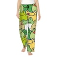 thumbnail image 1 of Kll Womens Cartoon Frog Print Pajama Pants Soft Pajama Bottoms For Women Cozy Lounge Pants, 1 of 9
