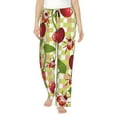 thumbnail image 1 of Kll Womens Cherries And Ladybirds Print Pajama Pants Soft Pajama Bottoms For Women Cozy Lounge Pants, 1 of 1