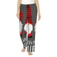 thumbnail image 1 of Kll Womens Chillin With My Gonme Print Pajama Pants Soft Pajama Bottoms For Women Cozy Lounge Pants, 1 of 9