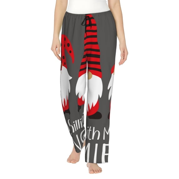 Kll Womens Chillin With My Gonme Print Pajama Pants Soft Pajama Bottoms For Women Cozy Lounge Pants