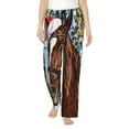 thumbnail image 1 of Kll Womens Christmas Horse Print Pajama Pants Soft Pajama Bottoms For Women Cozy Lounge Pants, 1 of 9