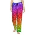 thumbnail image 1 of Kll Womens Colorful Glitter Print Pajama Pants Soft Pajama Bottoms For Women Cozy Lounge Pants, 1 of 9