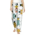 thumbnail image 1 of Kll Womens Colorful Insects Print Pajama Pants Soft Pajama Bottoms For Women Cozy Lounge Pants, 1 of 9