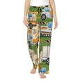 thumbnail image 1 of Kll Womens Construction Machinery1 Print Pajama Pants Soft Pajama Bottoms For Women Cozy Lounge Pants, 1 of 9