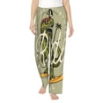 thumbnail image 1 of Kll Womens Dinosaur Print Pajama Pants Soft Pajama Bottoms For Women Cozy Lounge Pants, 1 of 9