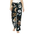 thumbnail image 1 of Kll Womens Dogs Print Pajama Pants Soft Pajama Bottoms For Women Cozy Lounge Pants, 1 of 9