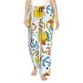thumbnail image 1 of Kll Womens Ducks And Anchors Print Pajama Pants Soft Pajama Bottoms For Women Cozy Lounge Pants, 1 of 9