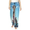 thumbnail image 1 of Kll Womens Elephant Sits Print Pajama Pants Soft Pajama Bottoms For Women Cozy Lounge Pants, 1 of 9
