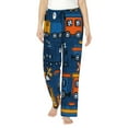 thumbnail image 1 of Kll Womens Funny Steam Train Print Pajama Pants Soft Pajama Bottoms For Women Cozy Lounge Pants, 1 of 9