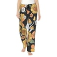 thumbnail image 1 of Kll Womens Mushrooms Honeycomb Print Pajama Pants Soft Pajama Bottoms For Women Cozy Lounge Pants, 1 of 9
