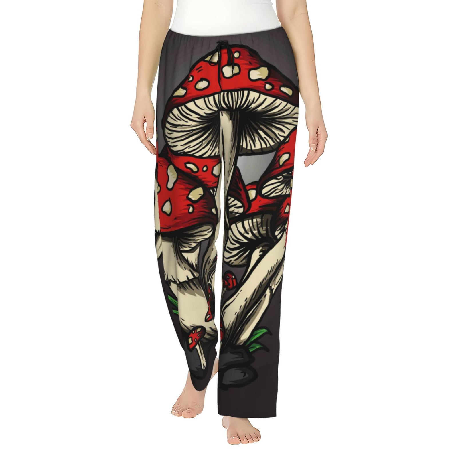 SANTANA pants - MUSHROOMS